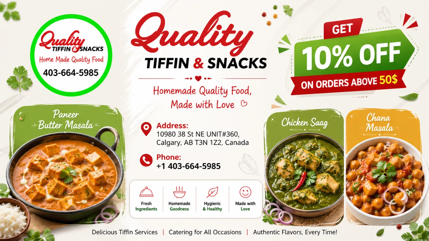 Quality Tiffin & Snacks
