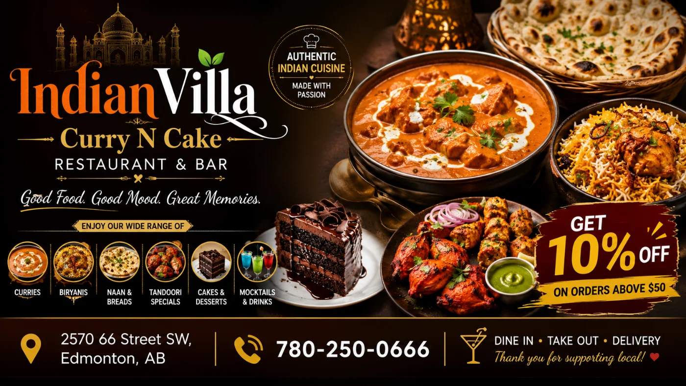 Indian Villa Curry N Cake Restaurant & Bar